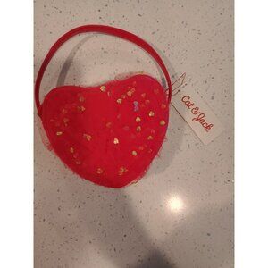 Cat & Jack Red Heart Purse